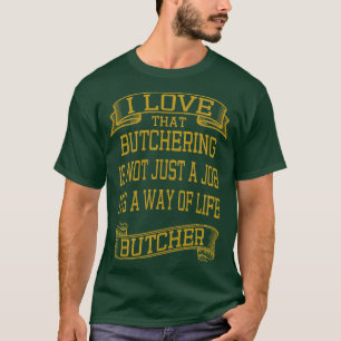 Ich liebe das Schlachten im Vintage-Stil T-Shirt