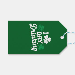 Ich liebe das Trinken am Tage, lustiger St. Patric Geschenkanhänger