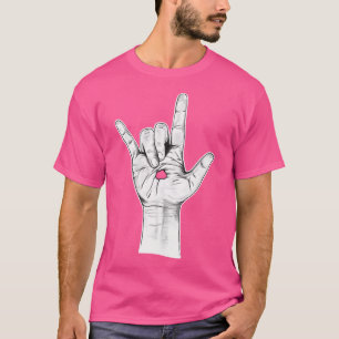 Ich Liebe, dass du die Hand signierst, den Jesus g T-Shirt