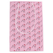 Ich Liebe, dass du die Sprache signierst - Gehörvo Mittlere Geschenktüte (Vorderseite)