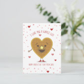 Ich Liebe, dass du ein Waffelhecht hast Kinder Val Postkarte (Stehend Vorderseite)