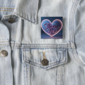 Ich Liebe, dass du in einem Herzen verbunden bist Button (Beispiel)