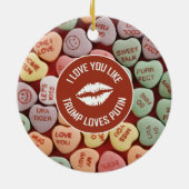 ICH LIEBE, DASS DU... KERAMIK ORNAMENT (Hinten)