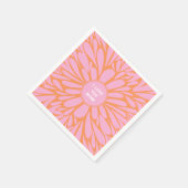 Ich Liebe, dass du Mama blühend plattiert pastellf Serviette (Ecke)