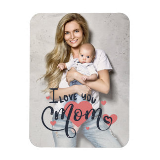 Ich Liebe, dass du Mama Herz-Typografie Mütter Tag Magnet