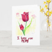 Ich Liebe, dass du Mama-Karte hast Karte (Gelbe Blume)