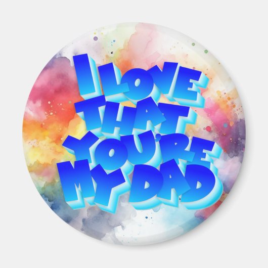 Ich Liebe, dass du mein Papa-Magnet bist Magnet (Vorne)