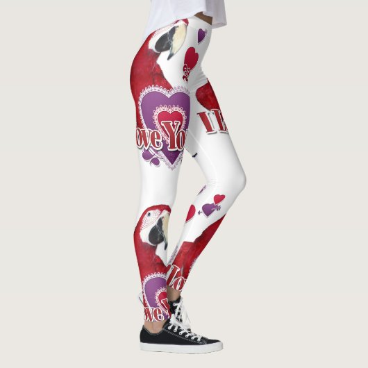 Ich Liebe, dass du mit den Leggings des Herzens Pa (Rechts)