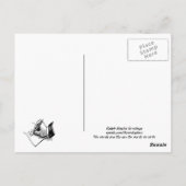 Ich Liebe, dass du Postkarten gepostet hast (Rückseite)