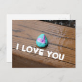 Ich Liebe, dass du Rock gestrichen hast Postkarte (Vorne/Hinten)