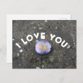 Ich Liebe, dass du Rock gestrichen hast Postkarte (Vorne/Hinten)