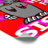 Ich Liebe, dass du sagst, ich bin für dich da Poster (Ecke)