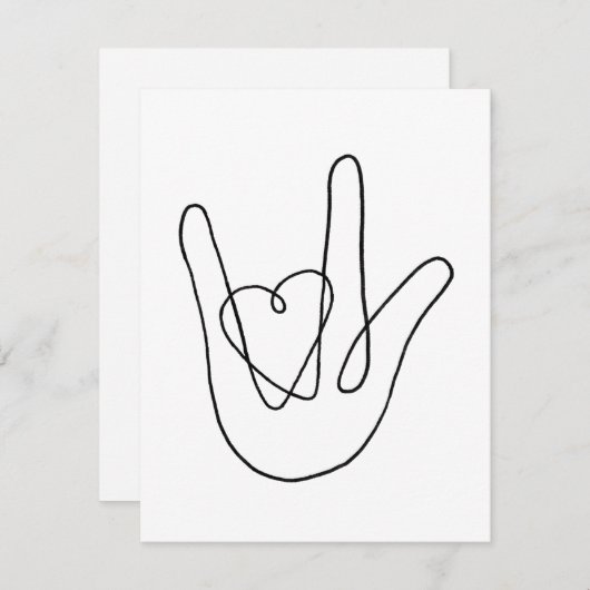 Ich Liebe, dass du unterschreibst (Vorne/Hinten)