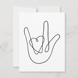 Ich Liebe, dass du unterschreibst