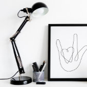 Ich Liebe, dass du unterschreibst Poster