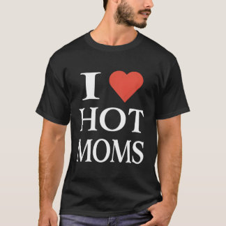 Ich Liebe, dass er heiße Mamas T-Shirt