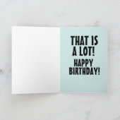 ICH LIEBE, DASS IHNEN EINE FETTE KID TACO FUNNY BI KARTE (Innenseite)