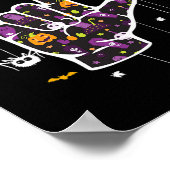 Ich Liebe, dass Sie asl Halloween Zeichensprache H Poster (Ecke)