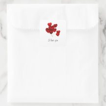 Ich Liebe, dass Sie Aufkleber am Platz