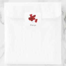 Ich Liebe, dass Sie Aufkleber am Platz