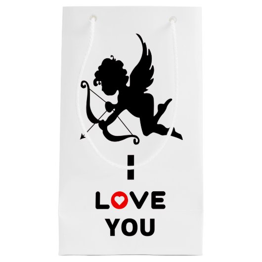 Ich Liebe, dass Sie ein Geschenk machen Kleine Geschenktüte (Vorderseite)