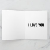 ICH LIEBE, DASS SIE FLAMINGOS GROSSE KARTE (Innenseite)