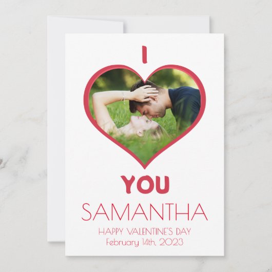 Ich Liebe, dass Sie glücklich Valentine Feiertagskarte (Vorderseite)