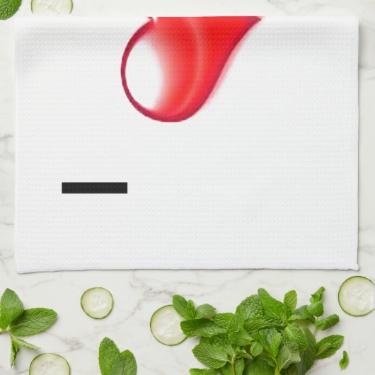 Ich Liebe, dass Sie Herzen Geschirrtuch (Gefaltet)