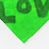 Ich LIEBE, DASS SIE MALEN Fleecedecke (Ecke)