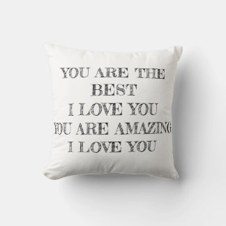 ICH LIEBE, DASS SIE PILLOW. KISSEN