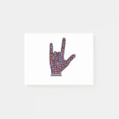 Ich Liebe, dass Sie Post-it Klebezettel (Vorderseite)