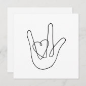 Ich Liebe, dass Sie Postkarte unterschreiben (Vorne/Hinten)