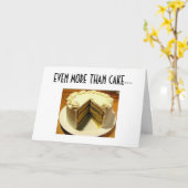 ICH LIEBE, DASS SIE SOGAR MEHR ALS KAK KARTE (Gelbe Blume)