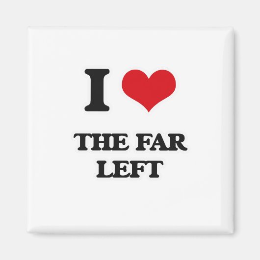 Ich Liebe, dass weit Links Magnet (Vorne)