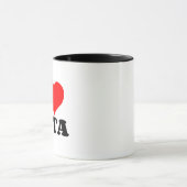 ICH LIEBE DATEN TASSE (Zentrum)