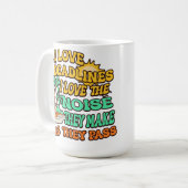 Ich liebe Deadlines Ich liebe den Klang, den sie m Kaffeetasse (Vorderseite Links)