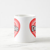 Ich Liebe Debbie. Ich Liebe dir Debbie. Herz Kaffeetasse (Mittel)
