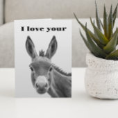 Ich Liebe dein Donkey Funny Karte
