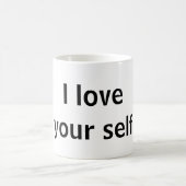 Ich liebe dein Selbst Kaffeetasse (Mittel)