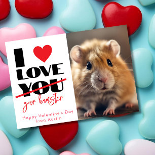 Ich Liebe deinen Hamster lustig Valentinstag Feiertagskarte