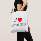 Ich liebe deinen Text Tasche (Von Nahem)