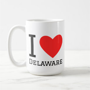 Ich liebe Delaware  Kaffeetasse