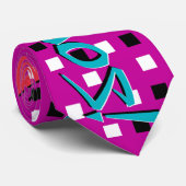 Ich Liebe den 80er! Krawatte (Gerollt)