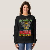 Ich Liebe den Geruch von Diesel im Morgenmechanism Sweatshirt (Vorne ganz)
