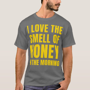 Ich Liebe den Geruch von Honig in der sonnigen Bie T-Shirt