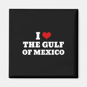 Ich Liebe den Golf von Mexiko USA Funny Meme Long Magnet