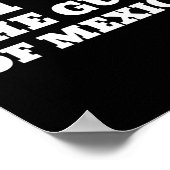Ich Liebe den Golf von Mexiko USA Funny Meme Long Poster (Ecke)
