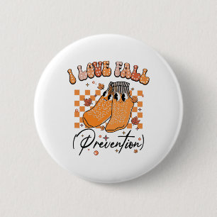 Ich liebe den Herbst Prävention Thanksgiving Herbs Button