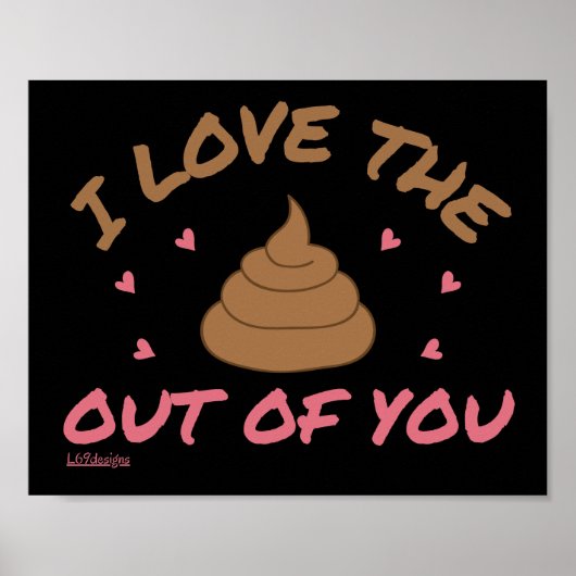ICH LIEBE DEN KACK AUS EUM VALENTINSTAG POSTER (Vorne)