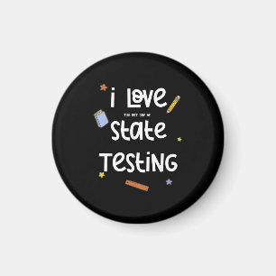 Ich liebe (den letzten Tag der) staatlichen Testpr Magnet